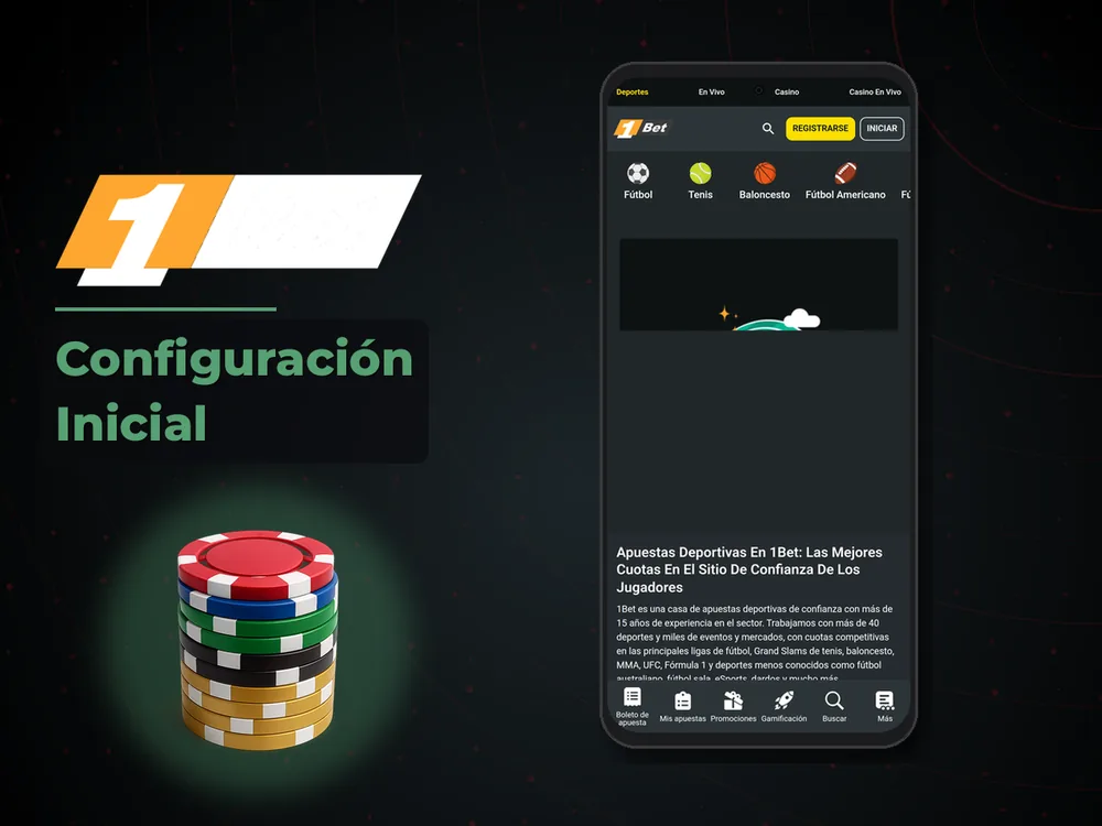 1bet Apk Ma - Configuración Inicial
