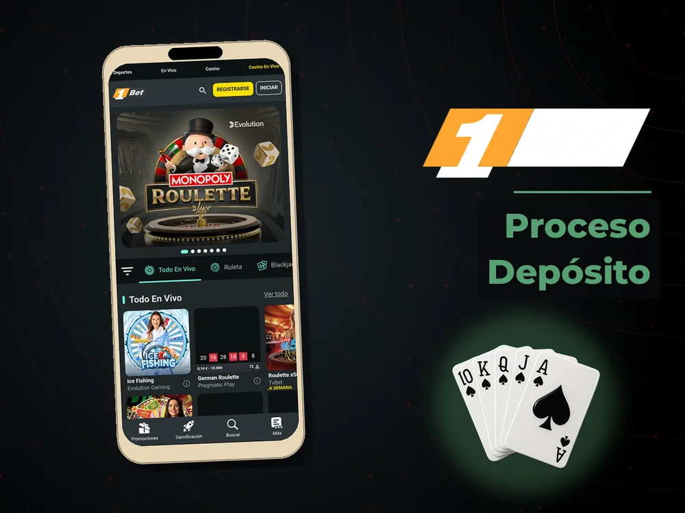 1bet Apk Ma - Proceso Depósito
