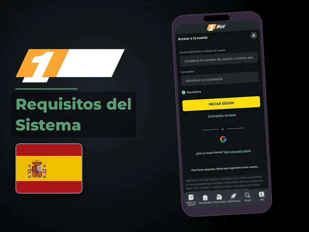 1bet Apk Ma - Requisitos del Sistema
